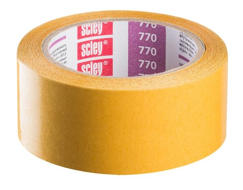TAŚMA MONTAŻOWA DWUSTRONNA UNIWERSAlNA 50MM x 25M, SClEY SERIA 770 TAŚMA MONTAŻOWA DWUSTRONNA UNIWERSAlNA 50MM x 25M, SClEY SERIA 770