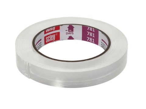 TAŚMA MONTAŻOWA DWUSTRONNA WODOODPORNA SClEY 19MM x 5M SERIA 781
