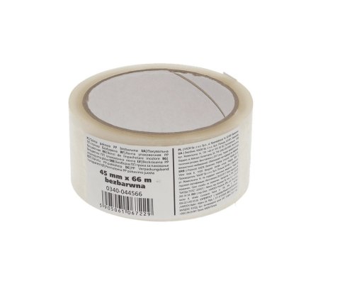 TAŚMA PAKOWA PRZEZROCZYSTA PP SClEY 45MM x 66M TAŚMA PAKOWA PRZEZROCZYSTA PP SClEY 45MM x 66M