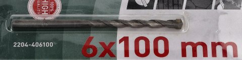 WIERTłO DO BETONU GRONE 6 x 100MM WIERTłO DO BETONU GRONE 6 x 100MM