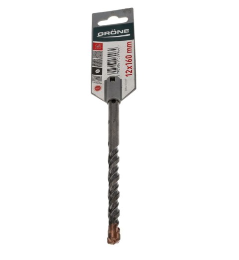 WIERTłO DO BETONU SDS PlUS GRONE 12 x 160MM WIERTłO DO BETONU SDS PlUS GRONE 12 x 160MM
