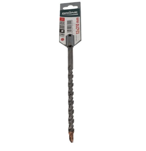 WIERTłO DO BETONU SDS PlUS GRONE 12 x 210MM WIERTłO DO BETONU SDS PlUS GRONE 12 x 210MM
