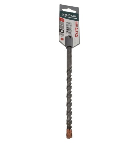 WIERTłO DO BETONU SDS PlUS GRONE 12 x 210MM WIERTłO DO BETONU SDS PlUS GRONE 12 x 210MM