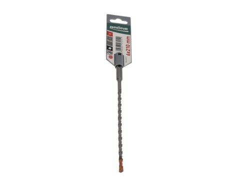 WIERTłO DO BETONU SDS PlUS GRONE 6 x 210MM WIERTłO DO BETONU SDS PlUS GRONE 6 x 210MM