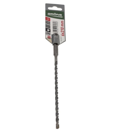 WIERTłO DO BETONU SDS PlUS GRONE 6 x 210MM WIERTłO DO BETONU SDS PlUS GRONE 6 x 210MM