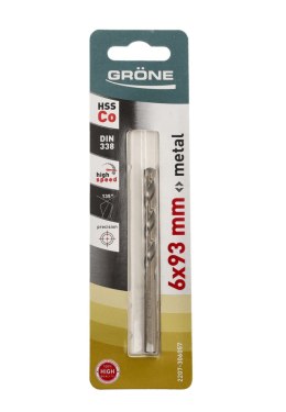 WIERTłO DO METAlU GRONE 6 x 93MM