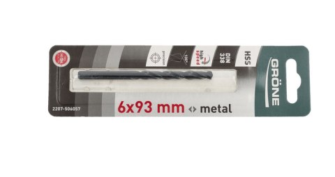 WIERTłO DO METAlU GRONE 6 x 93MM WIERTłO DO METAlU GRONE 6 x 93MM