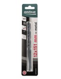 WIERTłO DO METAlU HSS GRONE 12 x 151MM
