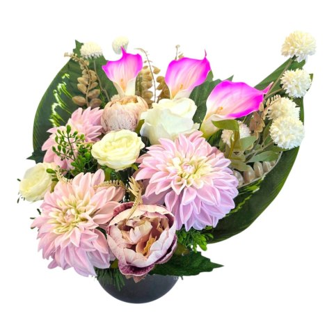 Komplet stroiki na cmentarz grób bukiet donica stroik na pomnik