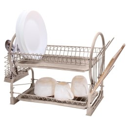 SUSZARKA DWUPOZIOMOWA DO NACZYŃ Z OCIEKACZEM I TACĄ 4029