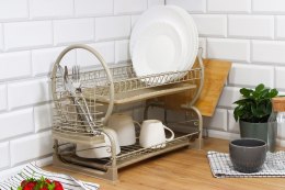 SUSZARKA DWUPOZIOMOWA DO NACZYŃ Z OCIEKACZEM I TACĄ 4029