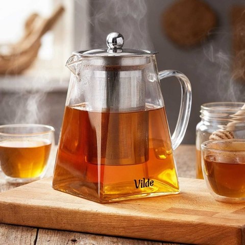 DZBANEK SZKLANY 730ml Z ZAPARZACZEM DO HERBATY ZIÓŁ 259412