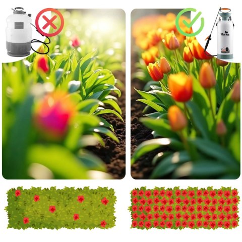 Opryskiwacz ciśnieniowy ręczny 8l Plonos PL-606