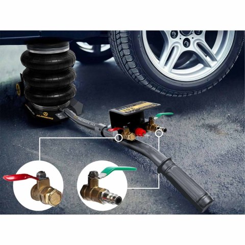 Podnośnik samochodowy pneumatyczny 3,5 t Humberg HM-382