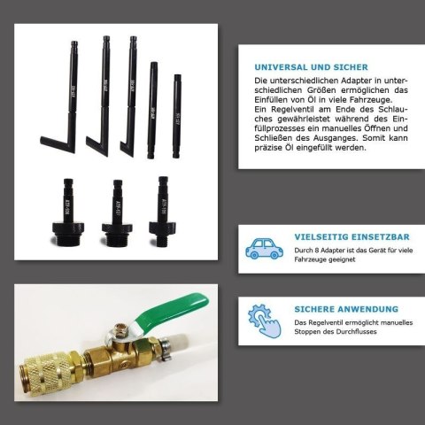 Pompa oleju przekładniowego, do napełniania ręczna Bituxx 3litry 10-30PSI