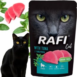 RAFI Karma Mokra Pasztet Dla Kotów Sterylizowanych z Tuńczykiem 100g - 1 szt. RAFI
