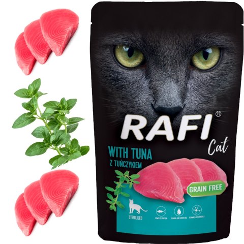 RAFI Karma Mokra Pasztet Dla Kotów Sterylizowanych z Tuńczykiem 100g - 1 szt. RAFI