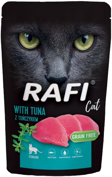 RAFI Karma Mokra Pasztet Dla Kotów Sterylizowanych z Tuńczykiem 100g - 1 szt. RAFI