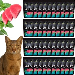 RAFI Karma Mokra Pasztet Dla Kotów Sterylizowanych z Tuńczykiem 100g x 40 szt. RAFI