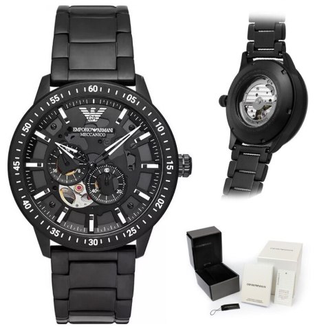 ZEGAREK MĘSKI EMPORIO ARMANI AR60054 - MARIO MECCANICO - AUTOMAT (zi056c)