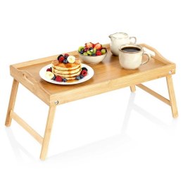 BAMBUSOWY STOLIK ŚNIADANIOWY DO ŁÓŻKA POD LAPTOPA 139457