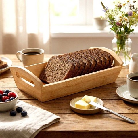 KOSZYK BAMBUSOWY NA PIECZYWO 29x14cm 139452