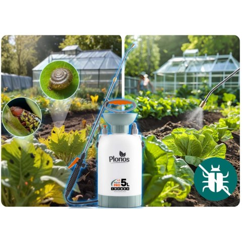 Opryskiwacz ciśnieniowy ręczny 5l Plonos PL-605