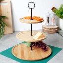 PATERA BAMBUSOWA 3 PIĘTROWA NA CIASTA PRZEKĄSKI 139453
