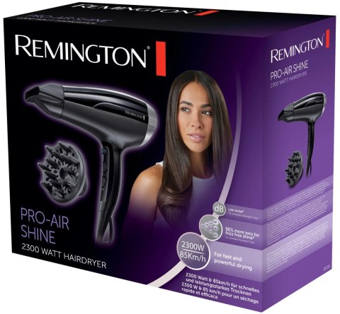 Remington D5215 Suszarka Do Włosów Pro-Air Shine 3 Temperatury 2 Prędkości Remington