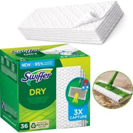 Swiffer Dry Ściereczki Podłogowe Do Mopa - Wkłady Elektrostatyczne 36 szt. Swiffer