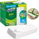 Swiffer Dry Ściereczki Podłogowe Do Mopa - Wkłady Elektrostatyczne 36 szt. Swiffer