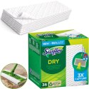 Swiffer Dry Ściereczki Podłogowe Do Mopa - Wkłady Elektrostatyczne 36 szt. Swiffer