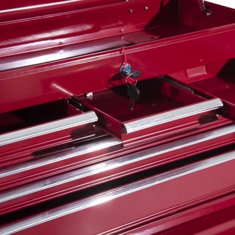 Wózek Narzędziowy 16 Szuflad 61,5 x 33 x 113 cm - Czerwony PAKO