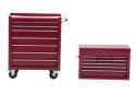 Wózek Narzędziowy 16 Szuflad 61,5 x 33 x 113 cm - Czerwony PAKO