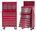 Wózek Narzędziowy 16 Szuflad 61,5 x 33 x 113 cm - Czerwony PAKO