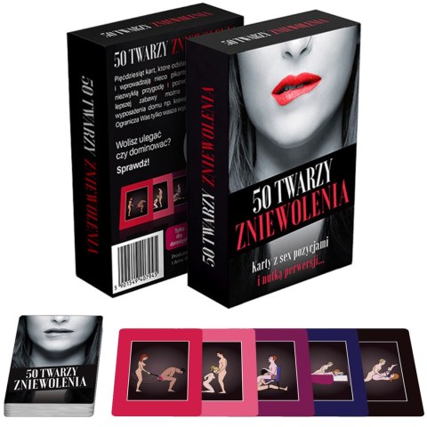 Gra Karciana Dla Dorosłych - 50 TWARZY ZNIEWOLENIA GRAMMI
