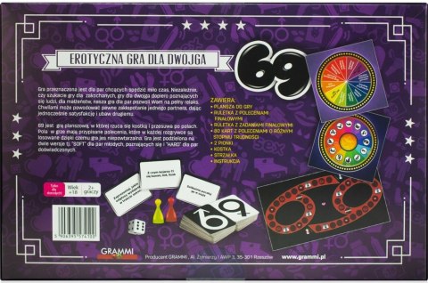 Gra Planszowa Dla Dorosłych - 69 (WERSJA ROZSZERZONA) GRAMMI