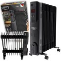 Grzejnik Olejowy Czarny LED z Pilotem (11 żeberek) 2500W CAMRY CR 7813 CAMRY