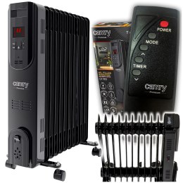 Grzejnik Olejowy Czarny LED z Pilotem (11 żeberek) 2500W CAMRY CR 7813 CAMRY