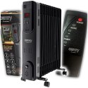 Grzejnik Olejowy Czarny LED z Pilotem (11 żeberek) 2500W CAMRY CR 7813 CAMRY