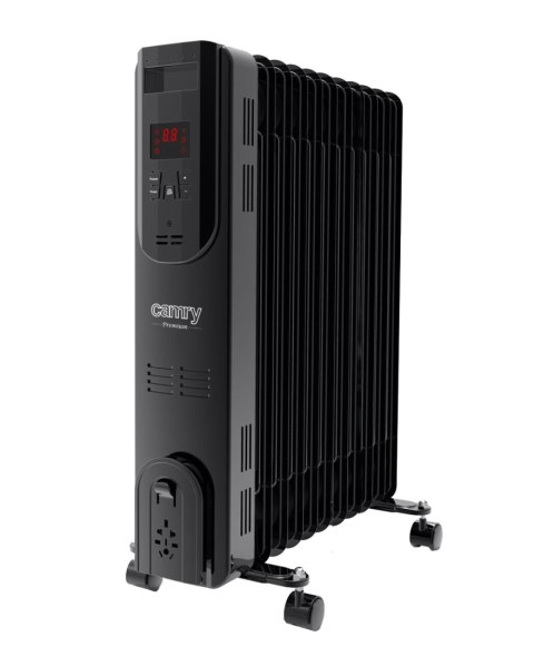 Grzejnik Olejowy Czarny LED z Pilotem (11 żeberek) 2500W CAMRY CR 7813 CAMRY