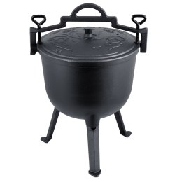 Kociołek żeliwny 11l garnek myśliwski pieczonki na ognisko grill BD-482 348210