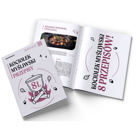 Kociołek żeliwny 8l garnek myśliwski pieczonki na ognisko grill BD-482 348200