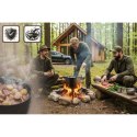 Kociołek żeliwny demontowany 8l garnek + patelnia grill BD-480 348000