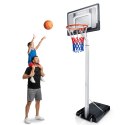 Kosz do koszykówki 150-260cm regulowany wolnostojący stabilny mobilny Neo-Sport NS-281