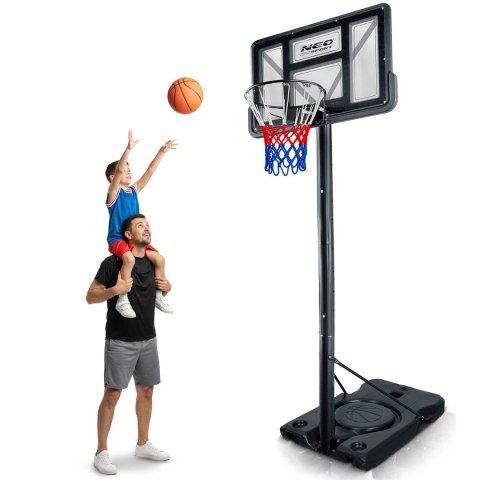 Kosz do koszykówki regulowany 135-300cm stabilny duży Neo-Sport NS-282