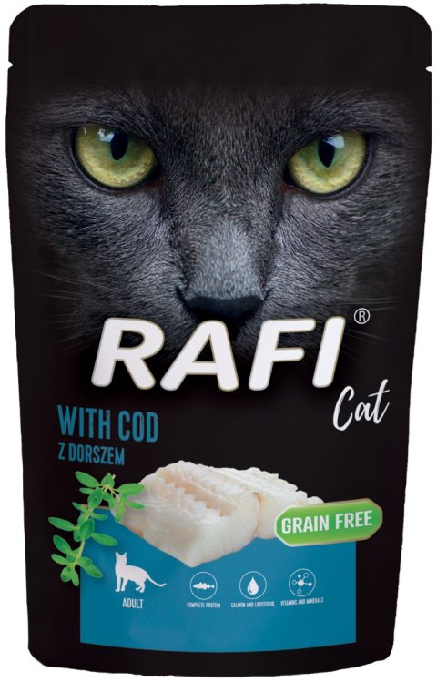 RAFI Karma Mokra Pasztet Dla Kota z Dorszem 100g - 1 szt. RAFI