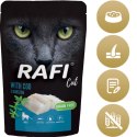 RAFI Karma Mokra Pasztet Dla Kota z Dorszem 100g x 10 szt. RAFI