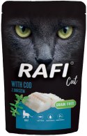 RAFI Karma Mokra Pasztet Dla Kota z Dorszem 100g x 10 szt. RAFI