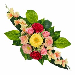 Stroik na cmentarz kompozycja kwiatowa na grób miska